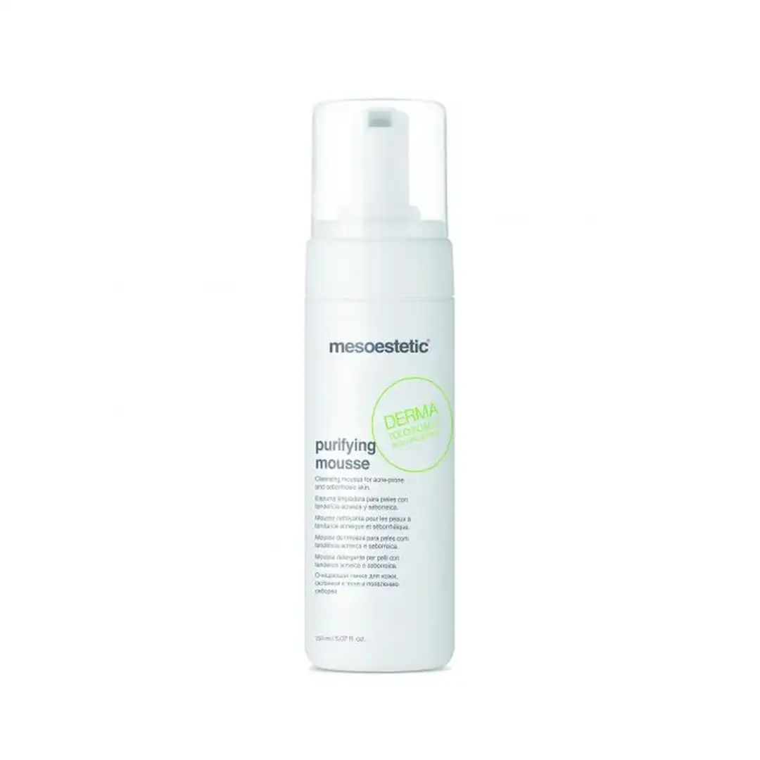 פיוריפיינג מוס ניקוי לאקנה purifying mousse mesoestetic